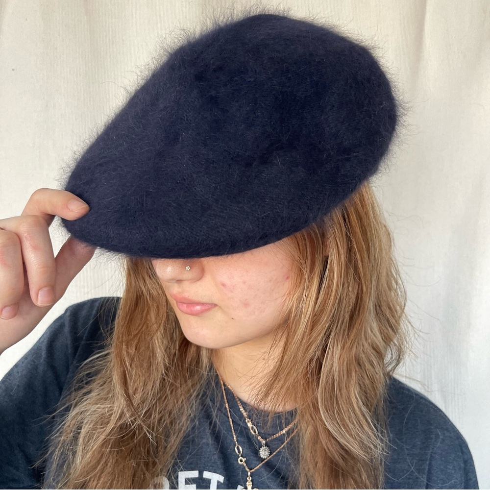 Classic Angola French Beret Hat for Women Ladies Solid Color
Hat Winter Warm Cap
